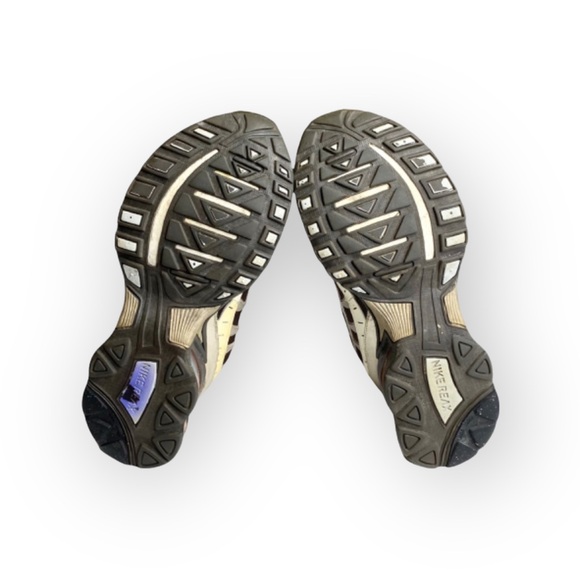 Nike ✔︎ Reax 3 Running Shoes Sneakers ✔︎ Brown Silver Light Blue Swoosh ✔︎ 7M - Picture 13 of 16